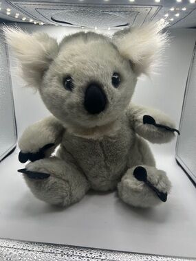 Build-A-Bear Grey Koala Plush with Black Nose and Claws